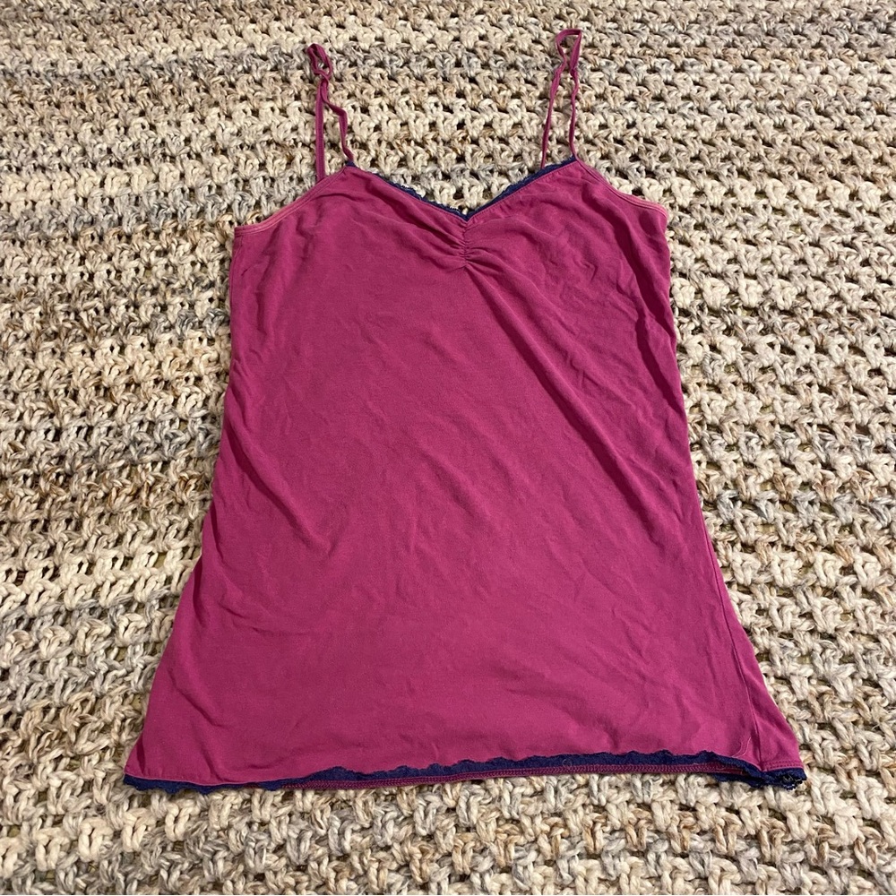 Y2K hot pink Pact Women's organic cotton tank top